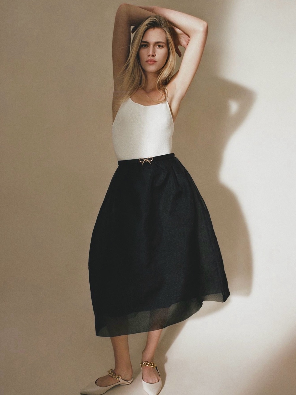 Maeve Tulle Midi Dress